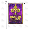 Festive Fleur De Lis Garden Flag