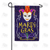 Mardi Gras Jester Garden Flag
