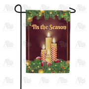 Tis The Season For Candles Garden Flag