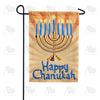 Happy Chanukah Garden Flag