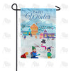 Winter Fun Land Garden Flag