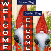 Christmas Gnome Double Sided Flags Bundle(Set of 2)