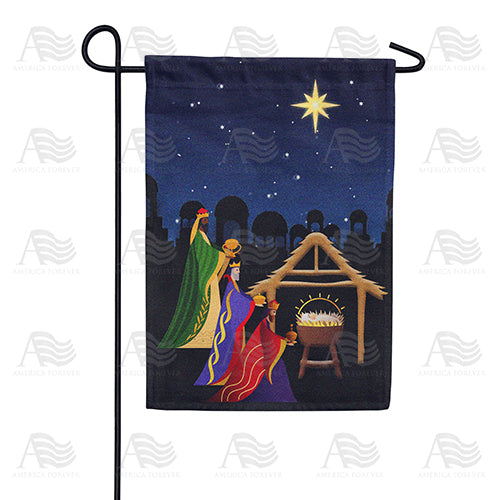 Three Kings Of Orient Garden Flag