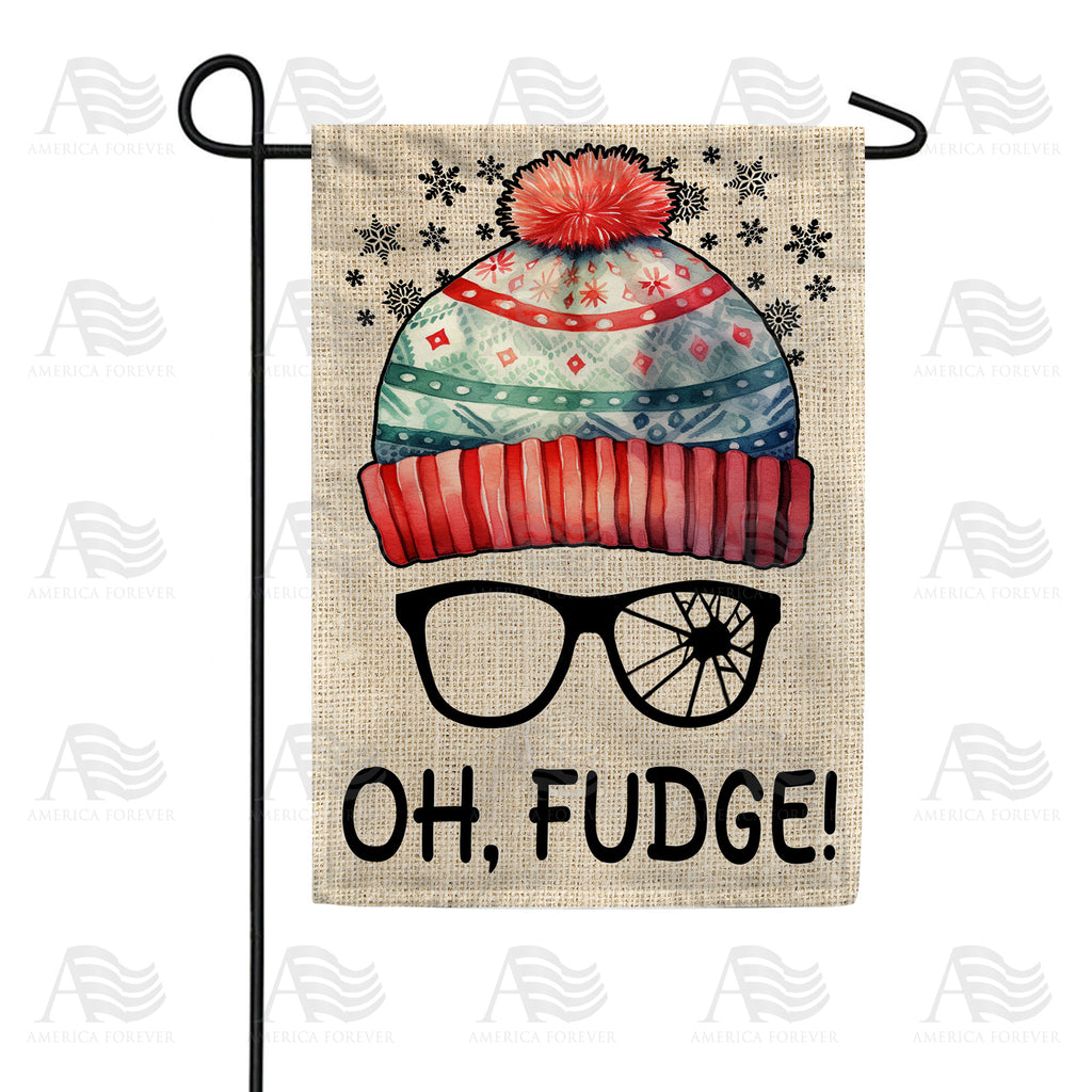 Oh, Fudge! Garden Flag