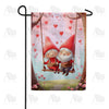 Love Gnomes Swing Garden Flag
