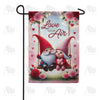 Enchanted Gnome Love Garden Flag