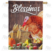 Abundant Blessings House Flag