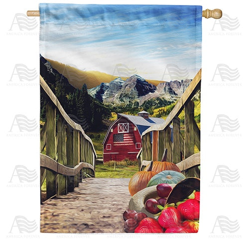 Going Home With Harvest House Flag