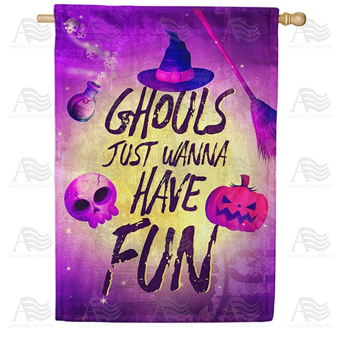 Ghoulish Fun House Flag