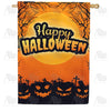 Pumpkin Graveyard House Flag