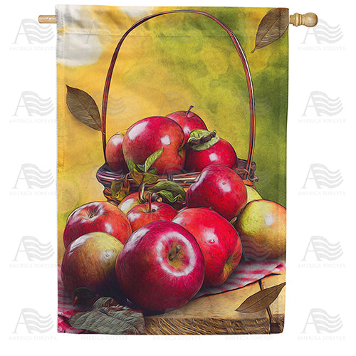 Red Delicious Apples House Flag