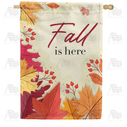 Fall Has Arrived House Flag