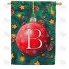 Christmas Ball - Monogram B House Flag