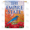 New York-Bluebird & Roses House Flag