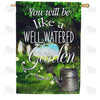Well-Watered Garden House Flag