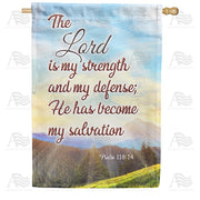The Lord Is My Salvation House Flag