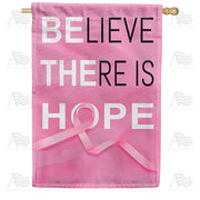 Breast Cancer, There Is Hope House Flag