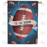 Pigskin Season House Flag