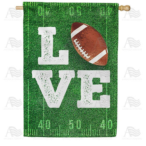 Football Lover House Flag