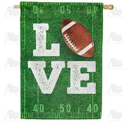 Football Lover House Flag