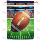 Kickoff To Football Season House Flag