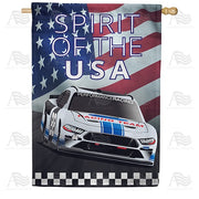 Racing To The Finish House Flag