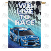 Racing In Our Blood House Flag
