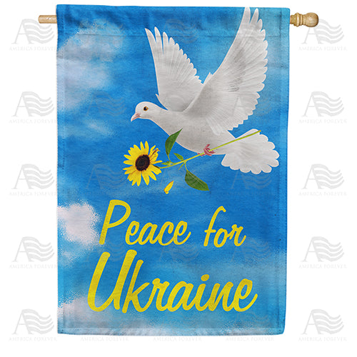 Peace for Ukraine - Dove House Flag