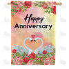 Anniversary Swans House Flag