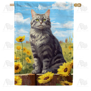 Country Cat House Flag