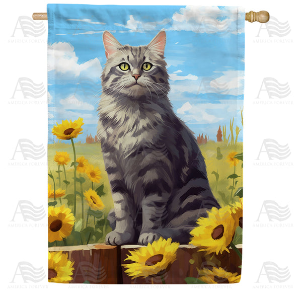 Country Cat House Flag
