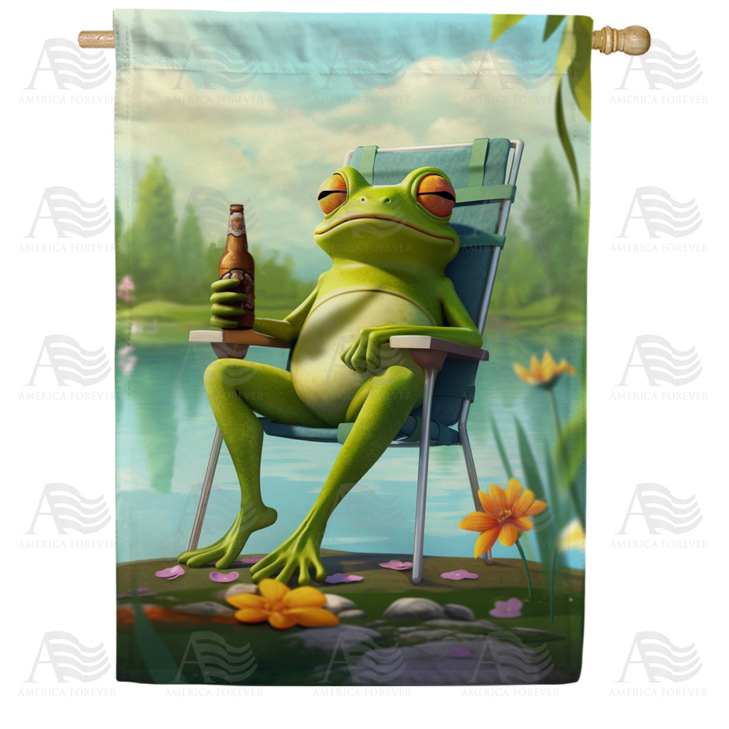Toadaly Relaxed House Flag