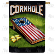 American Flag Cornhole Game House Flag