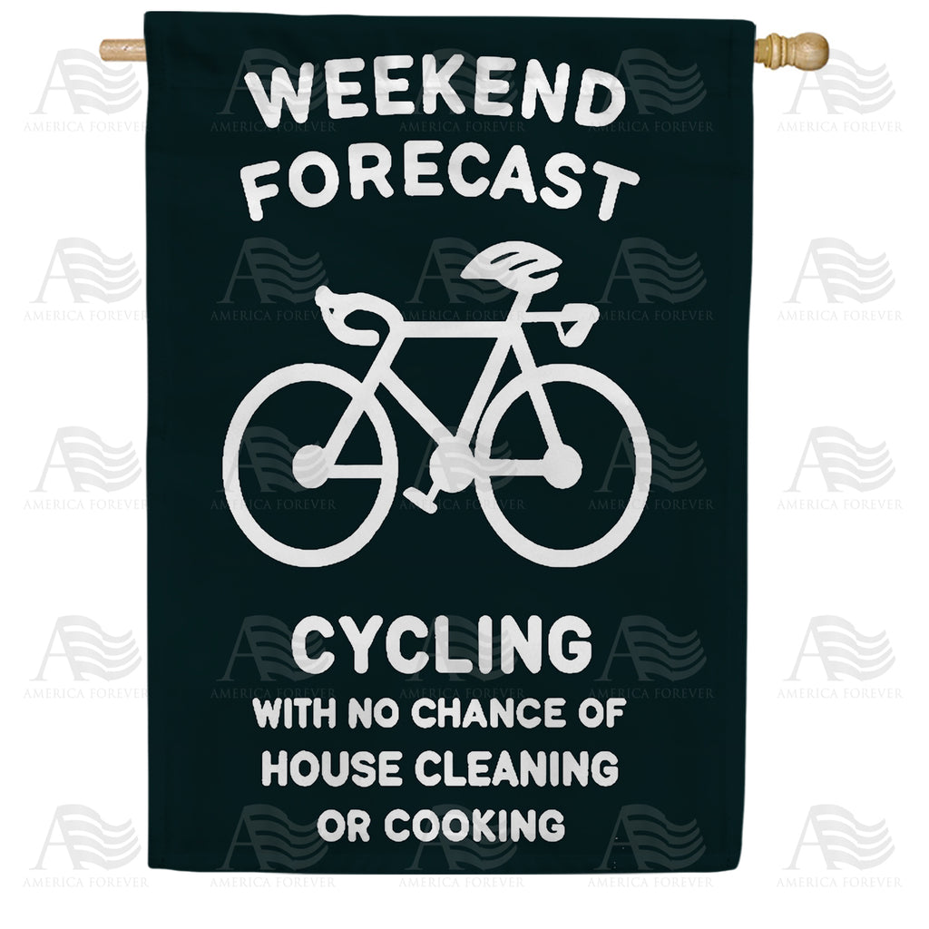 Weekend Cycling Forecast House Flag
