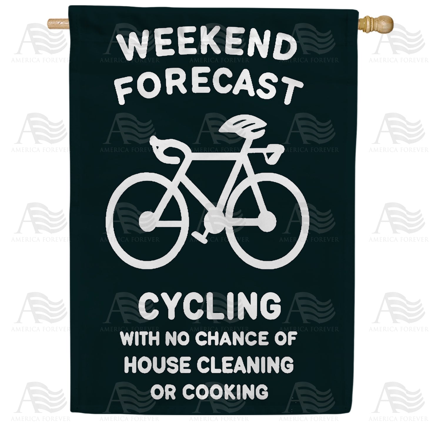 Weekend Cycling Forecast House Flag