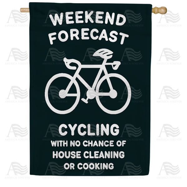 Weekend Cycling Forecast House Flag
