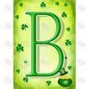 St. Patty's Pot O' Gold - Monogram B House Flag