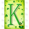 St. Patty's Pot O' Gold - Monogram K House Flag