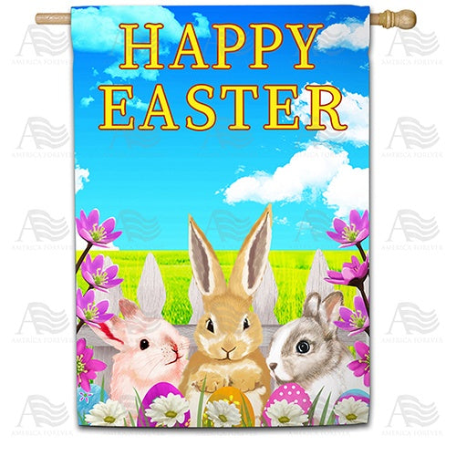 Easter Bunny Meeting House Flag
