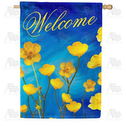 Buttercups Welcome House Flag