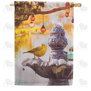 Yellow Summer Tanager House Flag