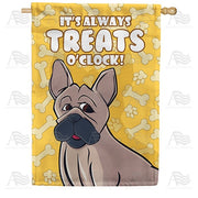 Treats O'clock Is 24/7! House Flag