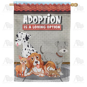 Don't Shop, Adopt! House Flag