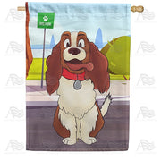 "Can We Go To Dog Park?" House Flag