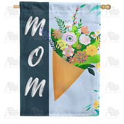 Bouquet For Mom House Flag