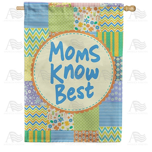 Mom's Patchwork House Flag