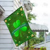 America Forever St. Patrick's Day Shamrock House Flag