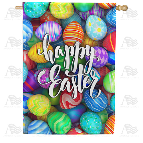 America Forever Colorful Easter House Flag