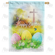 Easter Morning House Flag