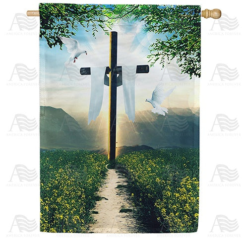 The Road To Galilee House Flag